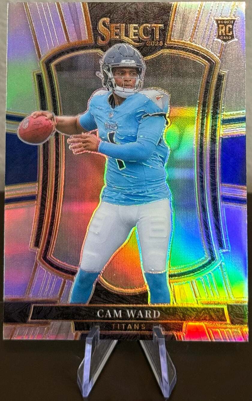 Cam Ward 2025 Panini Select Silver Premier Level #126 Rookie Card